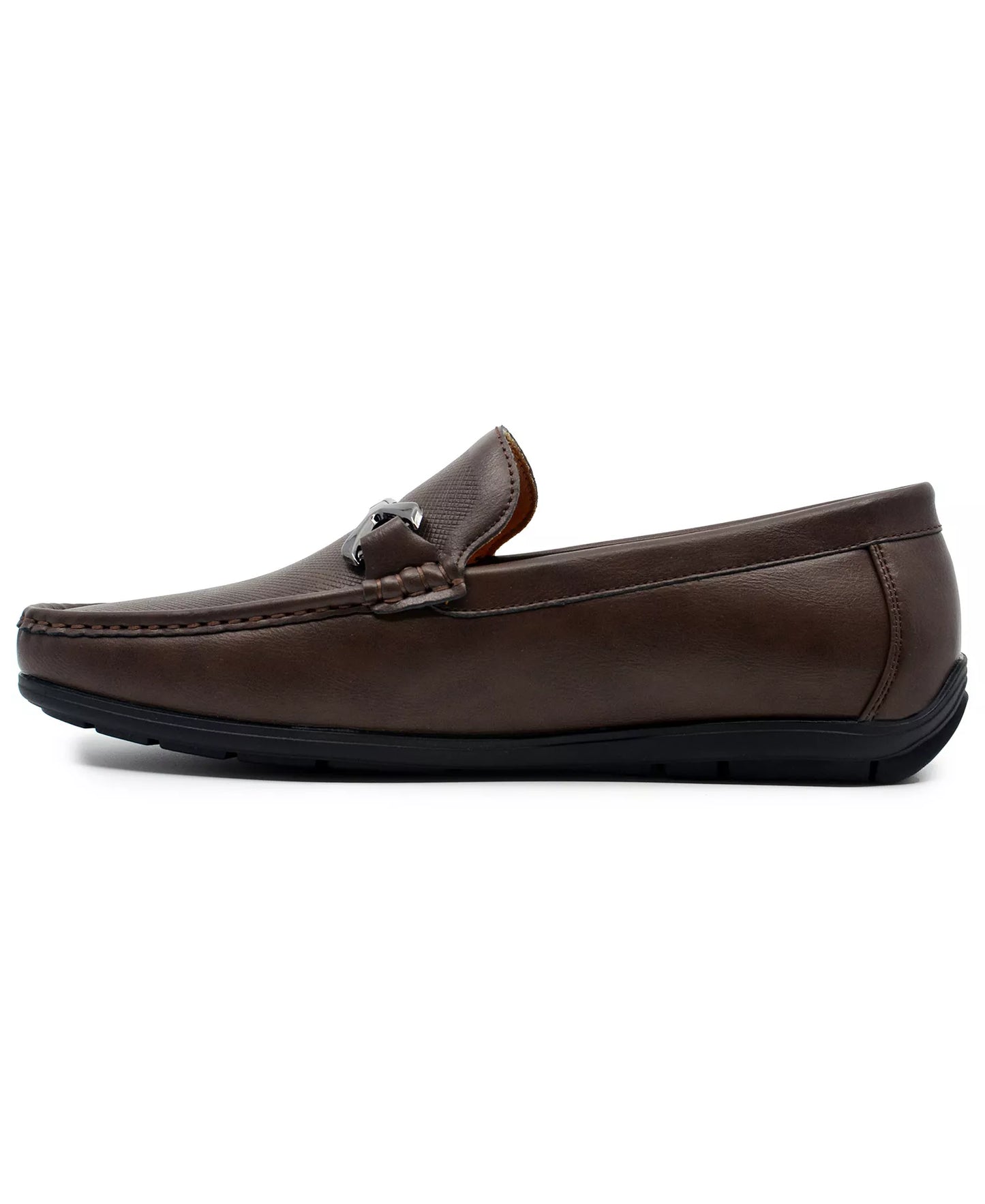 Akademiks Men's Ogden Slip-On Comfort Loafers  Brown Size 11