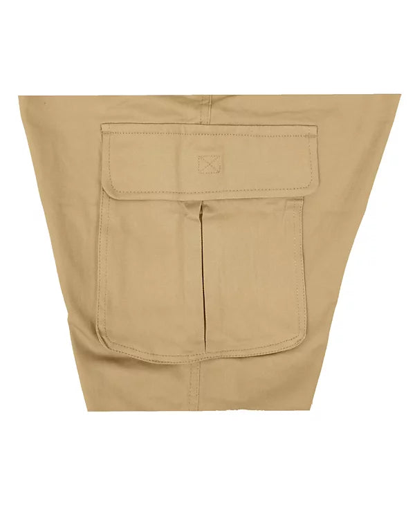 Blu Rock Men's Flex Stretch Cargo Pants  Khaki Size 36