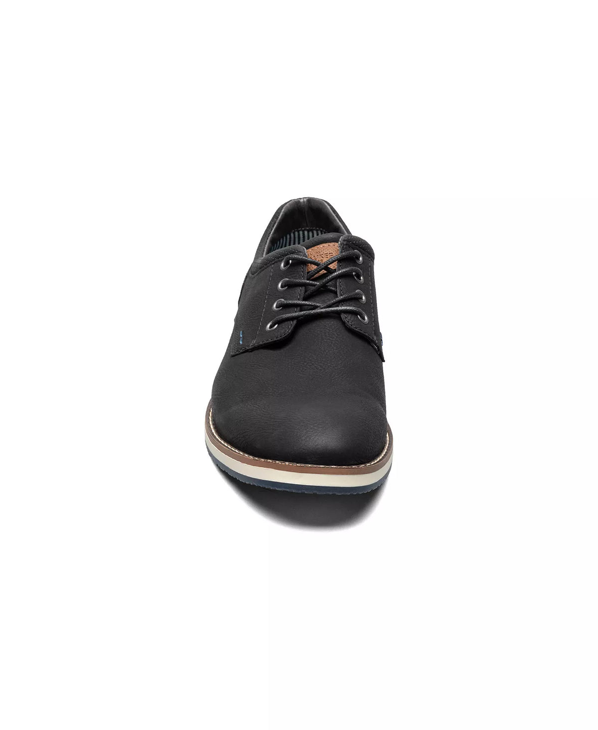 Nunn Bush Men's Hyde II Plain Toe Oxfords  Black Size 12W