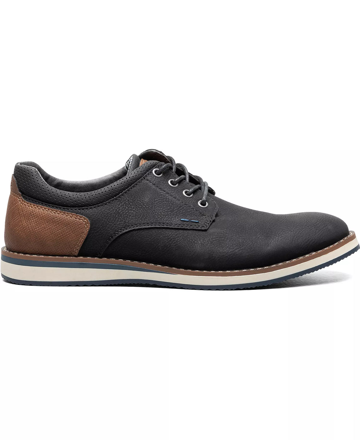 Nunn Bush Men's Hyde II Plain Toe Oxfords  Black Size 12W