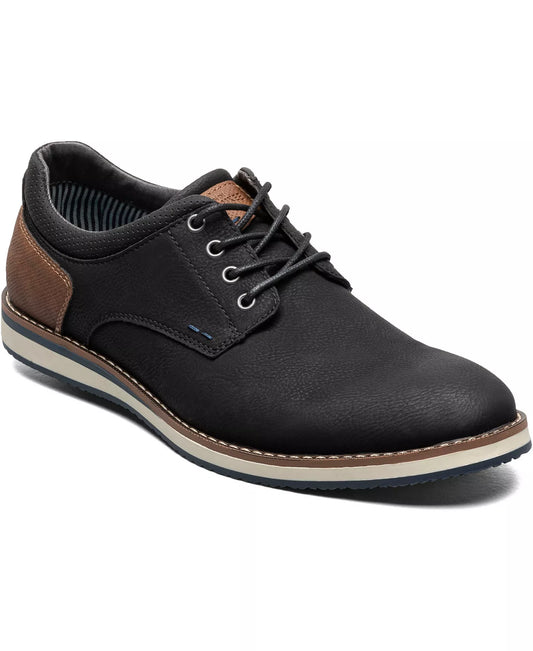 Nunn Bush Men's Hyde II Plain Toe Oxfords  Black Size 12W