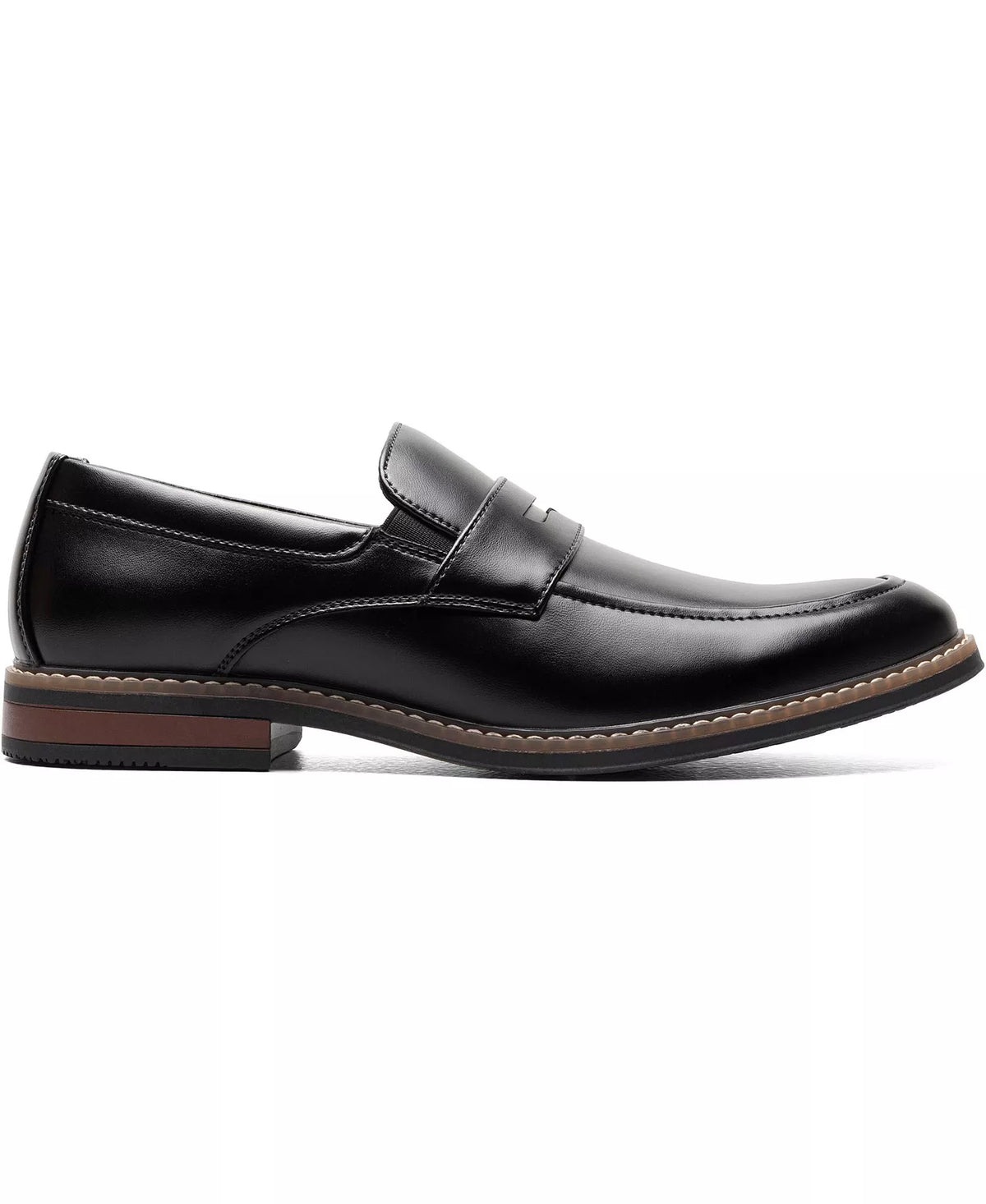 Nunn Bush Men's Carmelo Moc Toe Penny Loafers  Black Size 10