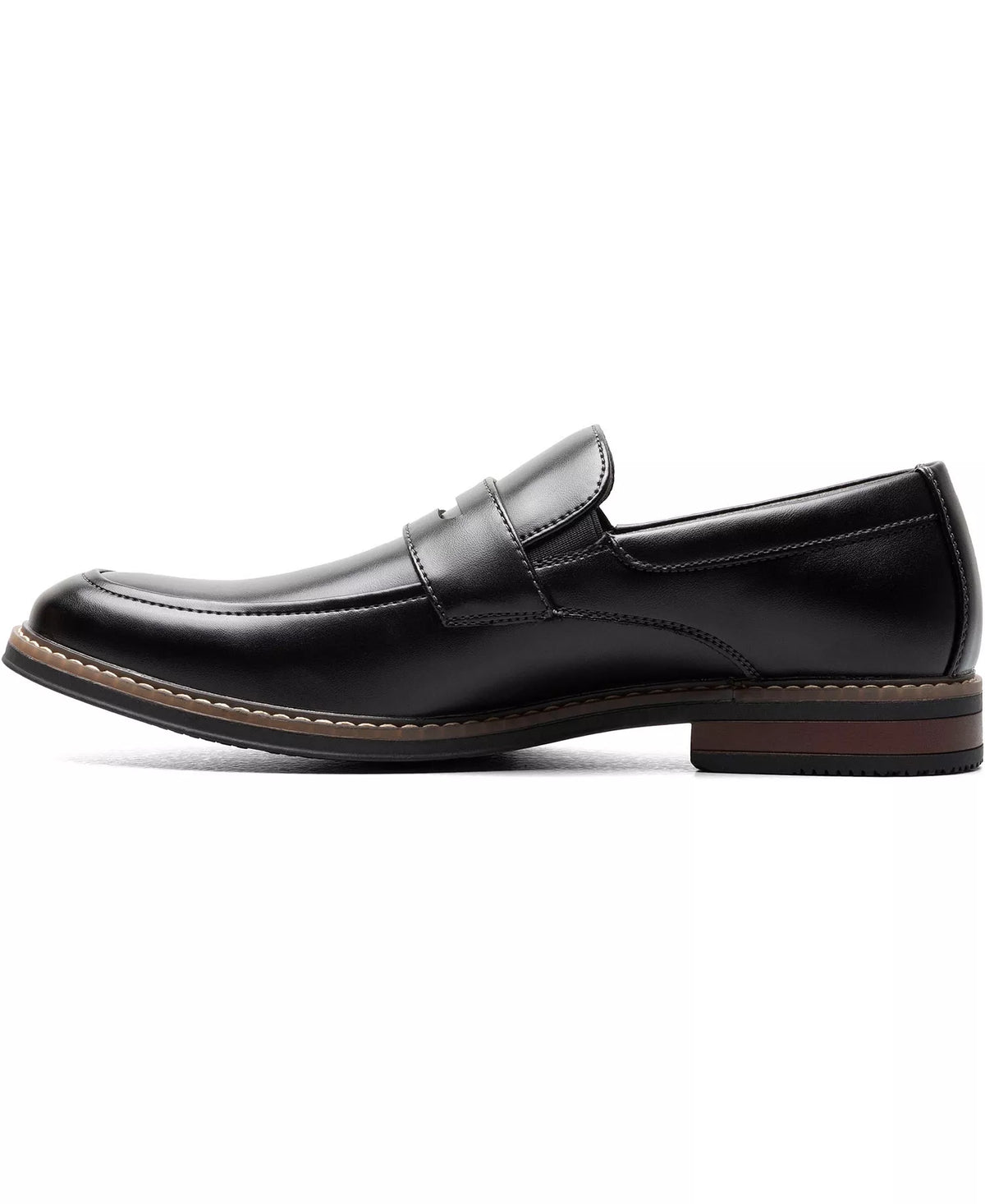 Nunn Bush Men's Carmelo Moc Toe Penny Loafers  Black Size 10