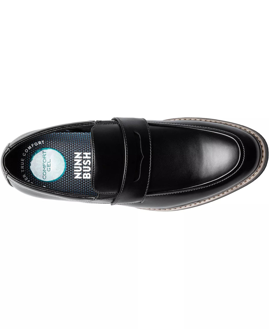Nunn Bush Men's Carmelo Moc Toe Penny Loafers  Black Size 10