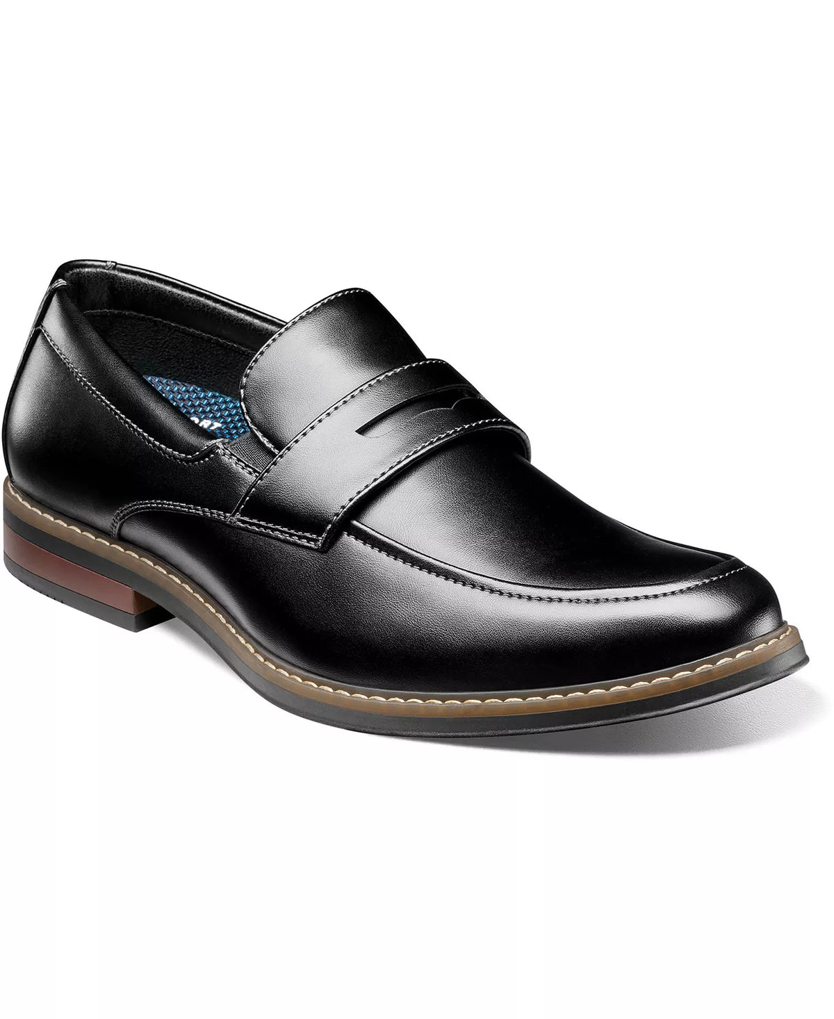Nunn Bush Men's Carmelo Moc Toe Penny Loafers  Black Size 10