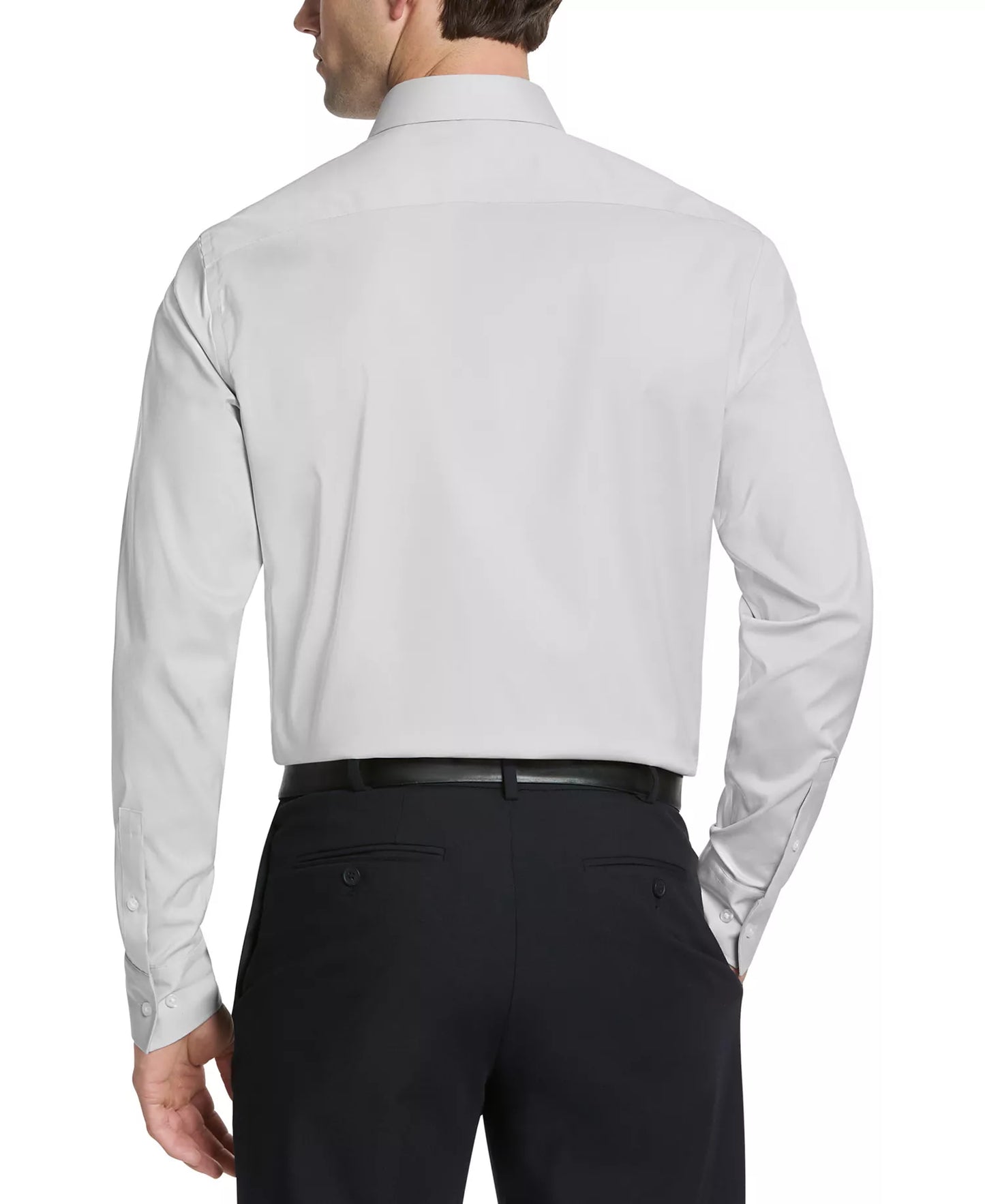 Calvin Klein Men's Slim-Fit Dress Shirt  Gray 15 34/35