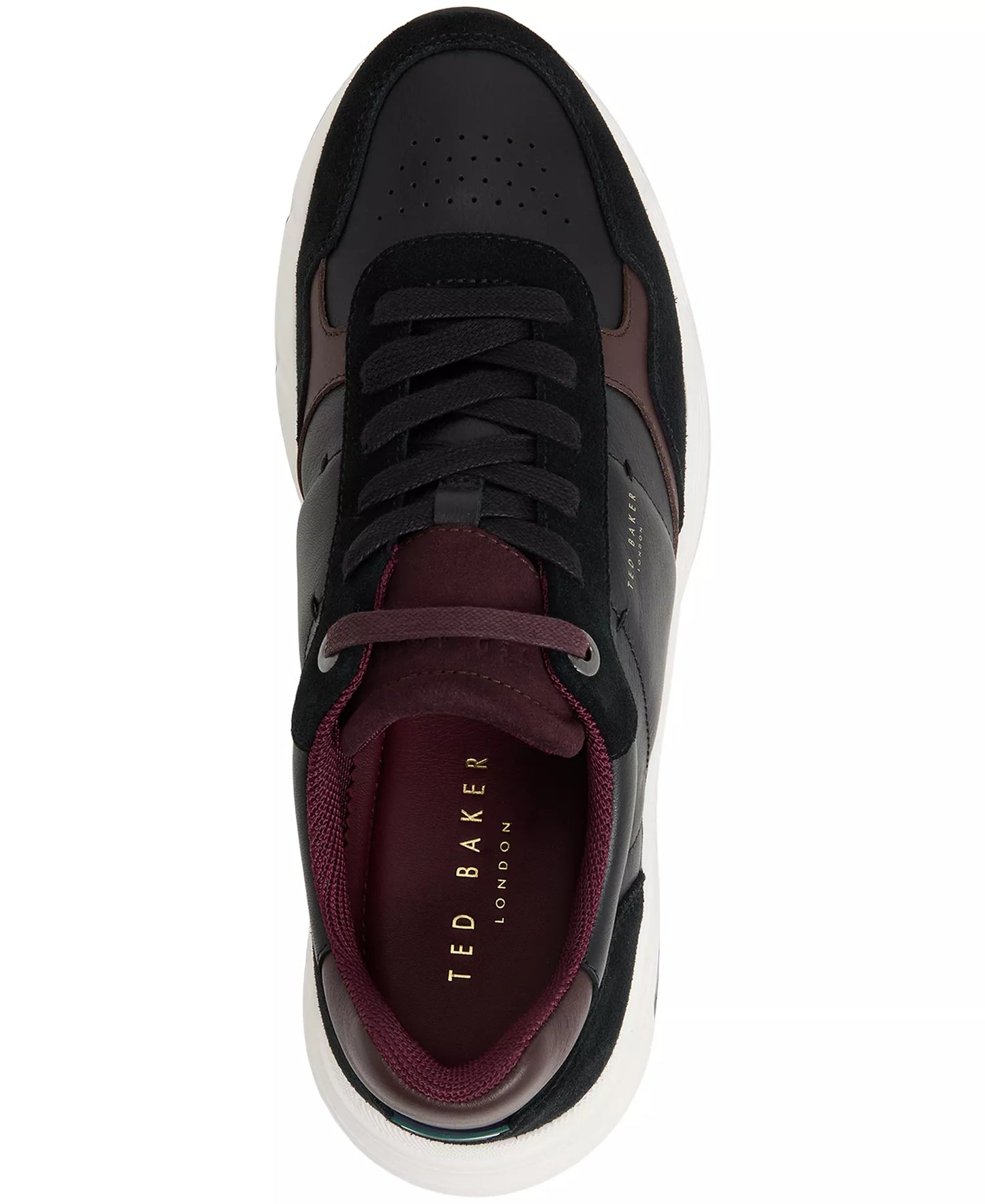 Ted Baker Men's Keston Athletic Lace Up Sneakers  Open Black Size 13
