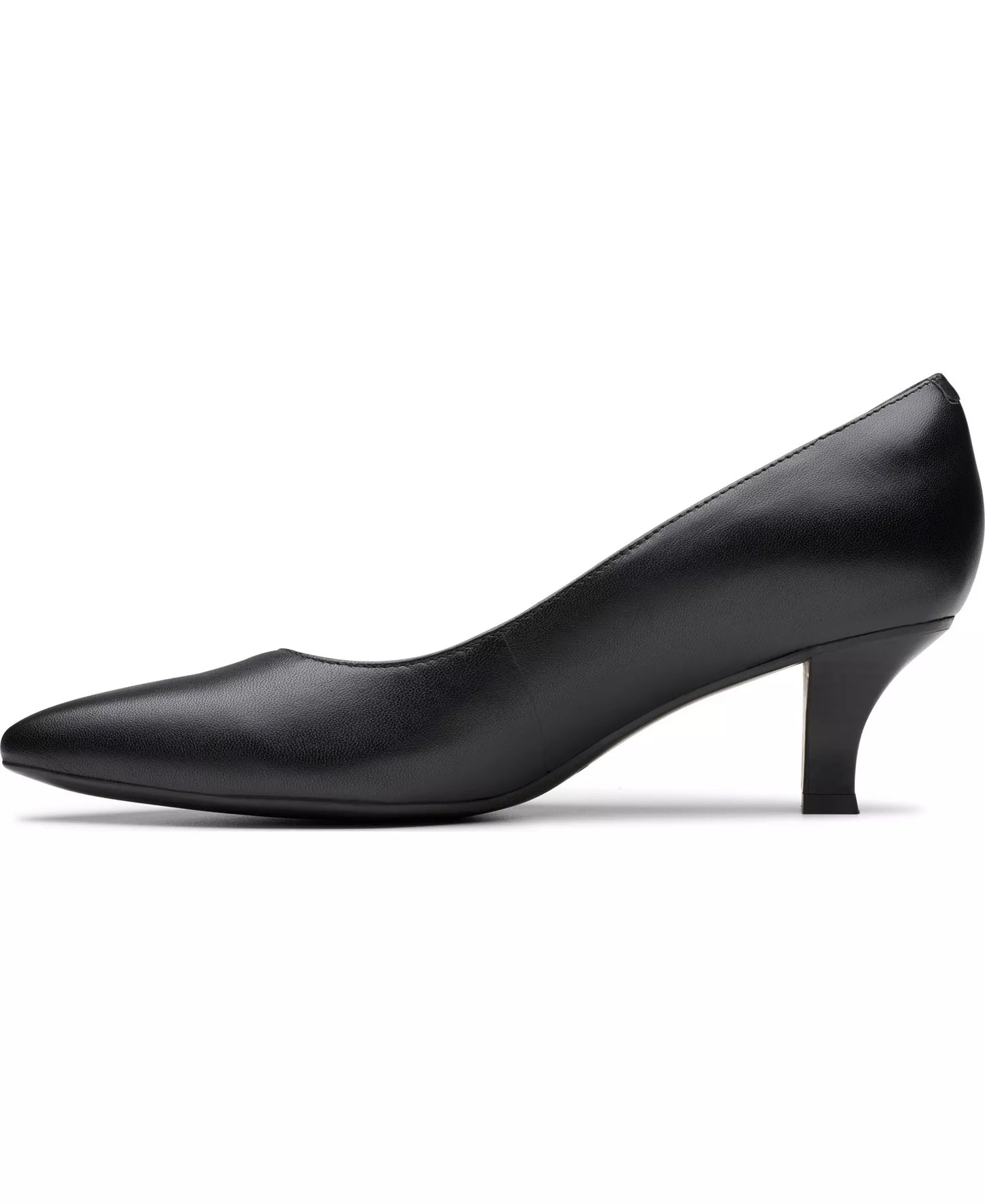 Clarks Women's Kepley Vine Pumps  Black Leather Size 8