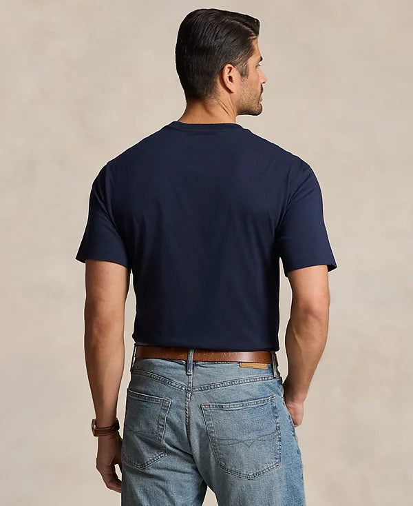 Polo Ralph Lauren Men's Big & Tall Crew-Neck Pocket T-Shirt  Ink Size XLT