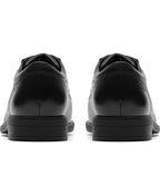 Clarks Men's Steadwell Cap Dress Shoes  Black Leather Size 8