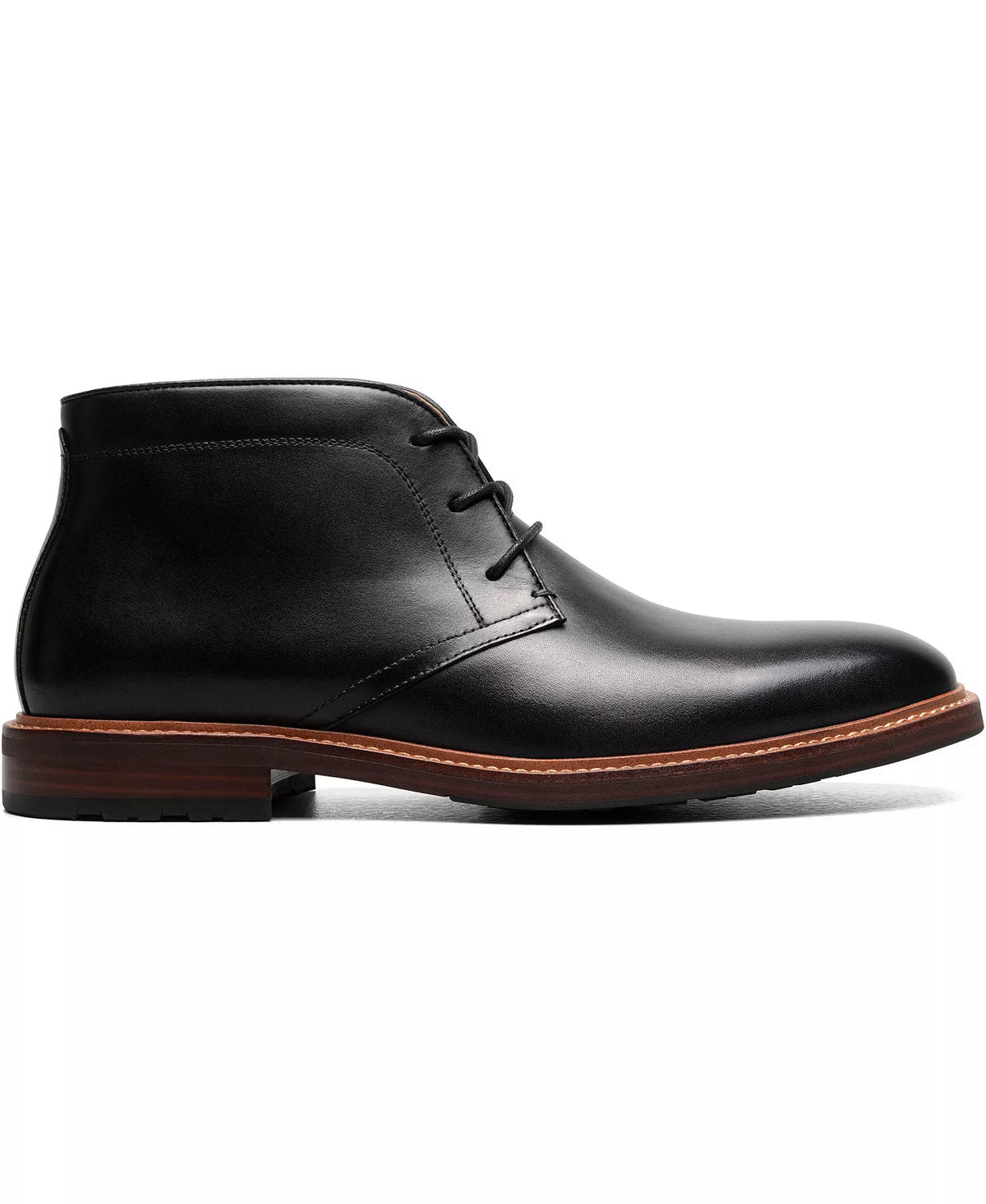 Florsheim Men's Anthem Plain Toe Chukka Boots  Black Size 8.5