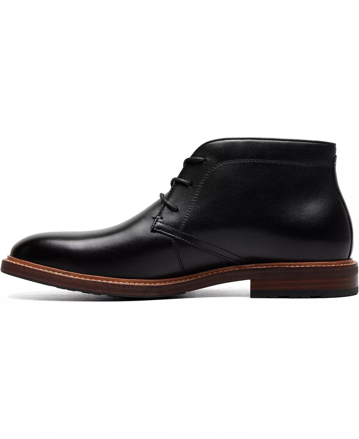 Florsheim Men's Anthem Plain Toe Chukka Boots  Black Size 8.5
