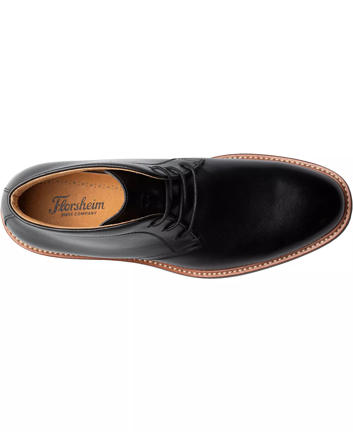 Florsheim Men's Anthem Plain Toe Chukka Boots  Black Size 8.5