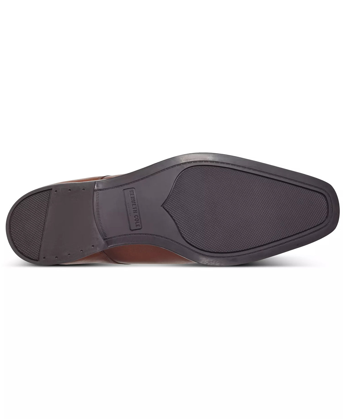Kenneth Cole New York Men's Charles Double Monk Strap Dress Shoes  Medium Brown Leather Size 8