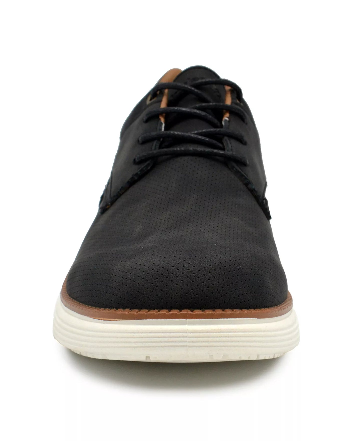 Akademiks Men's Dayton Oxford Dress Casual Sneakers  Black/White Size 10