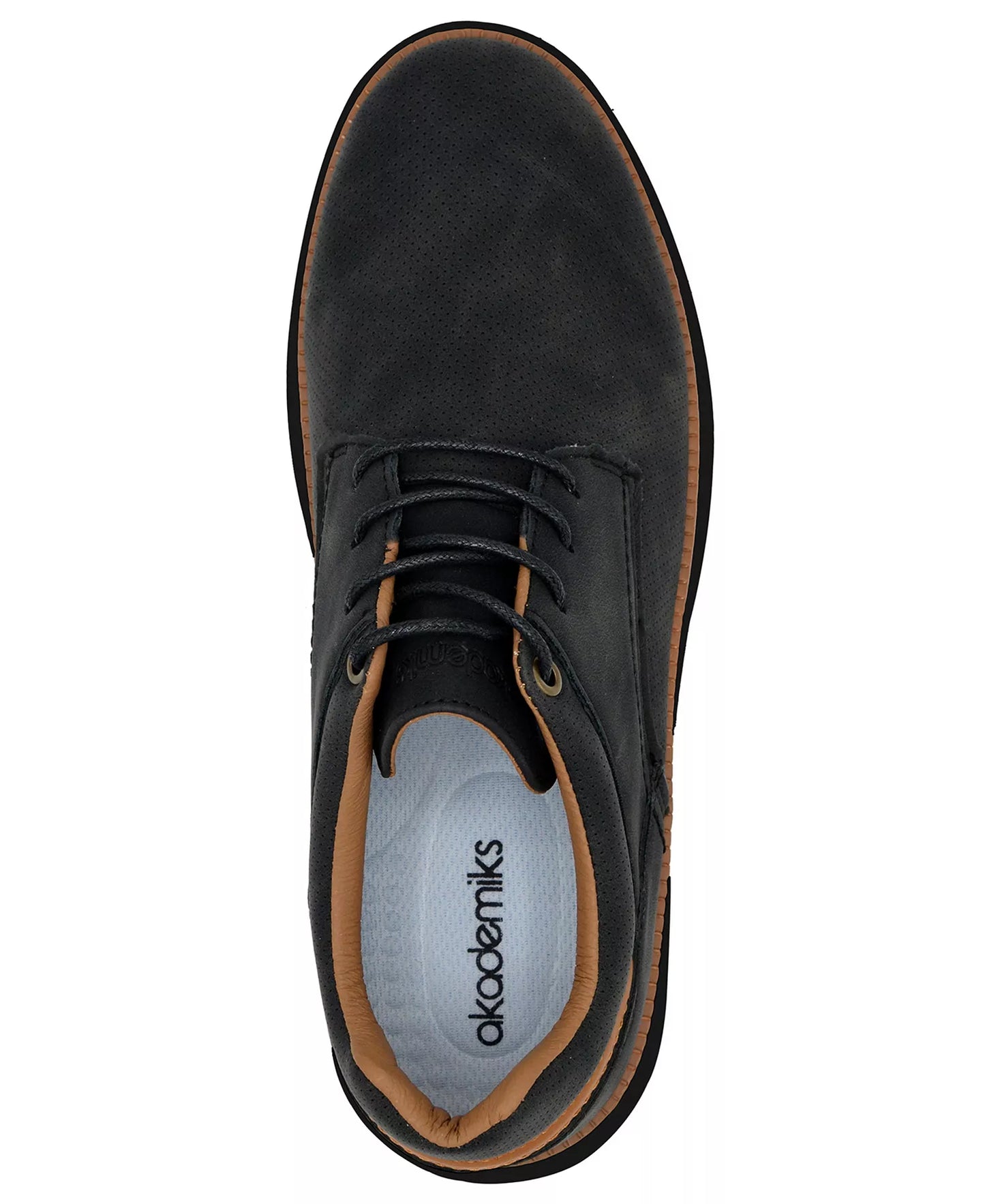 Akademiks Men's Dayton Oxford Dress Casual Sneakers  Black Size 10