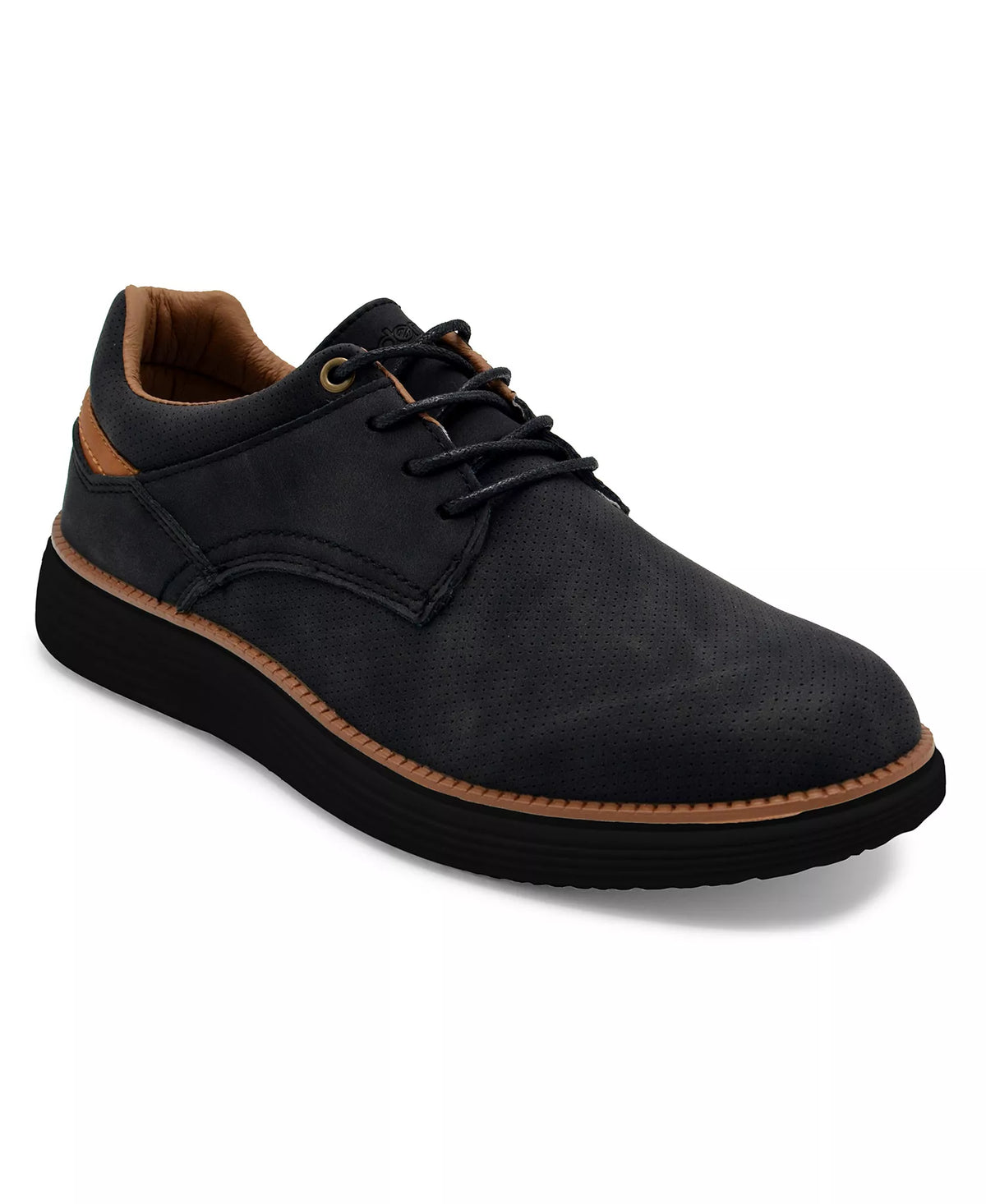 Akademiks Men's Dayton Oxford Dress Casual Sneakers  Black Size 10