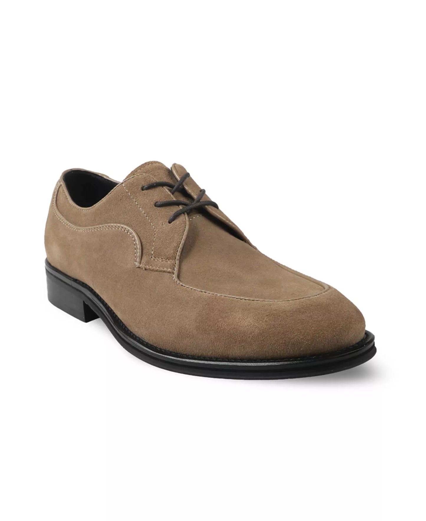 Alfani Men's Noahh Genuine Suede Leather Dress Shoes  Tan Suede Size 10