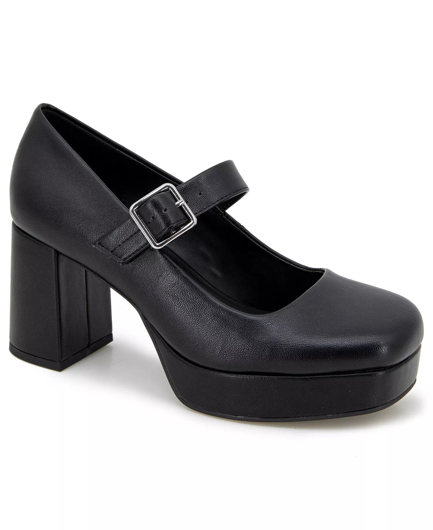 Kenneth Cole Reaction Women's Klair Mary-Jane Pumps  Black Size 9.5