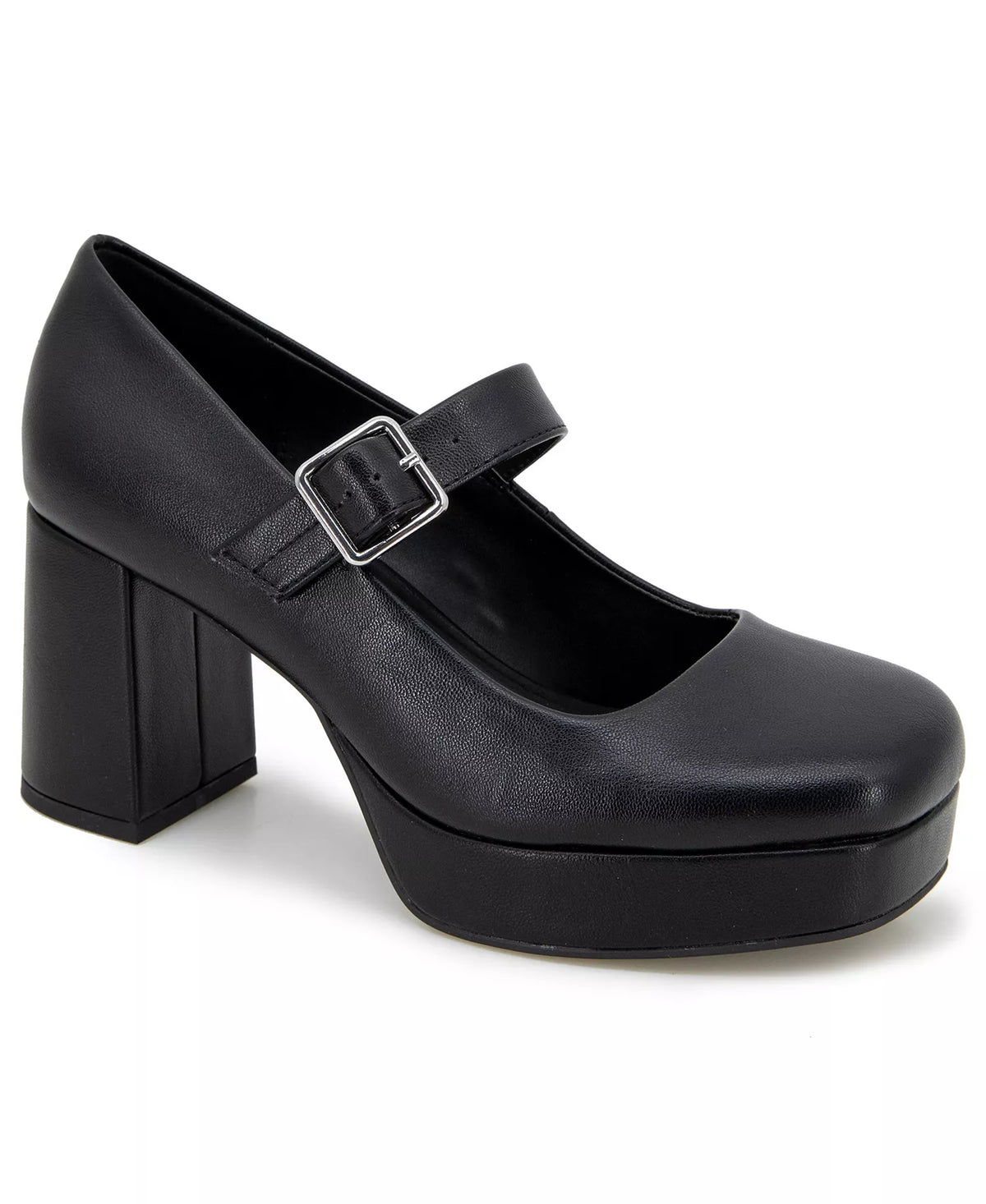 Kenneth Cole Reaction Women's Klair Mary-Jane Pumps  Black Size 9.5
