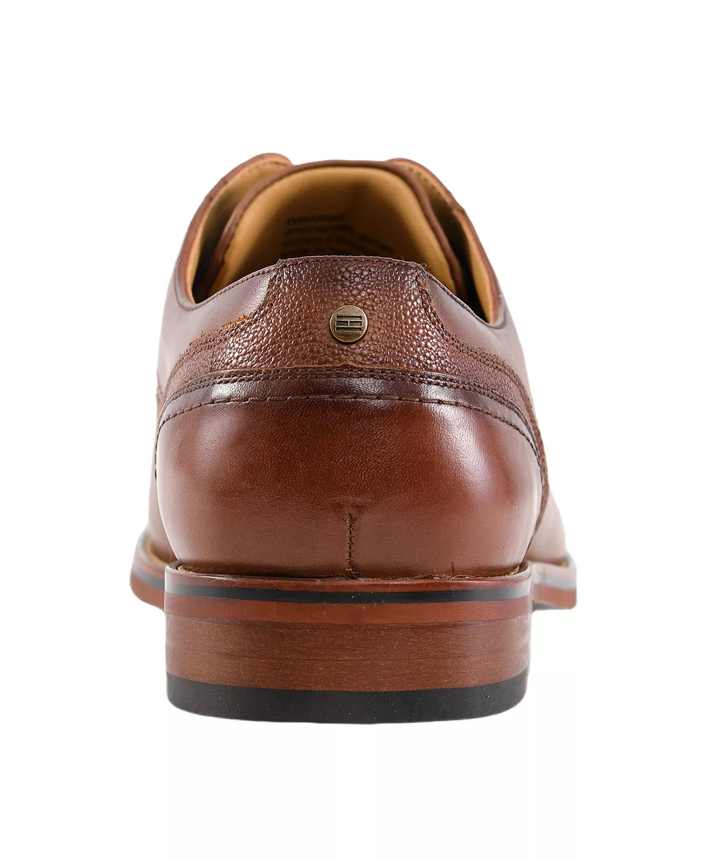 Tommy Hilfiger Men's Bramie Leather Casual Derby Shoes  Medium Brown Leather Size 12