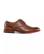 Tommy Hilfiger Men's Bramie Leather Casual Derby Shoes  Medium Brown Leather Size 12