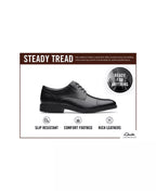 Clarks Men's Steadwell Cap Dress Shoes  Mahogany Leather Size 10.5