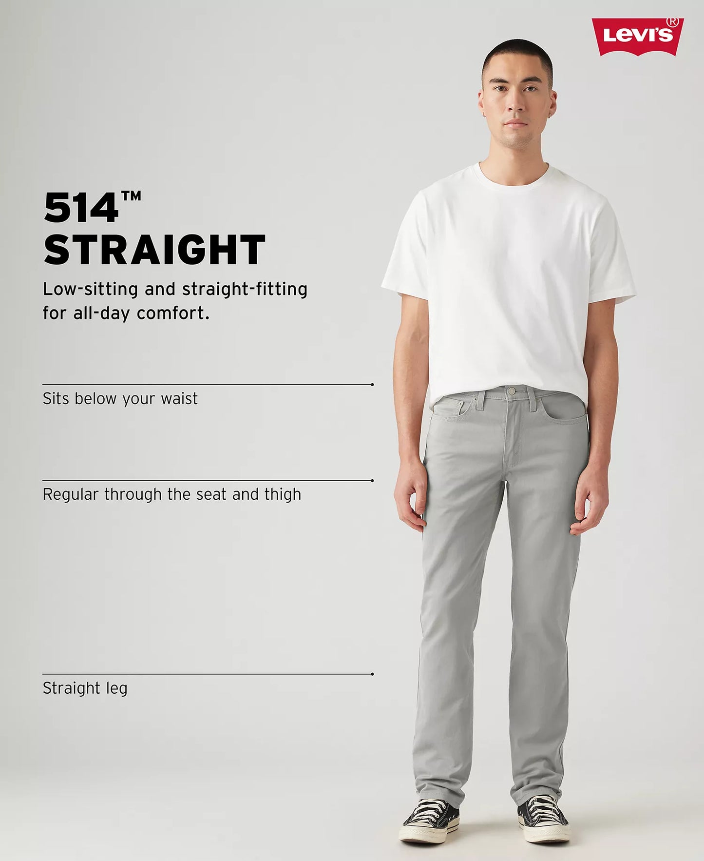 Levi's Men's 514 Flex Straight-Fit Jeans  Native Cali Stretch W30xL30