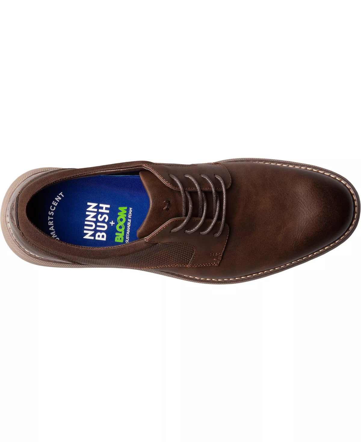 Nunn Bush Men's Chase Plain Toe Oxford Shoes  Brown Multi Size 9