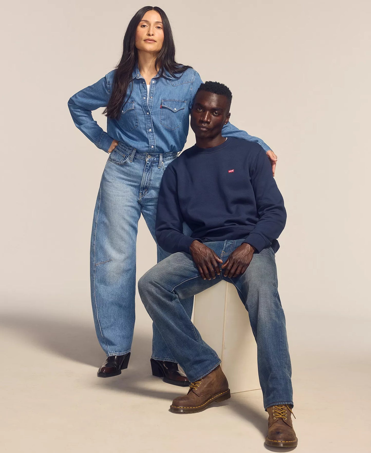 Levi's Men's 501 Original-Fit Button Fly Stretch Jeans  Listless Stretch W33xL34