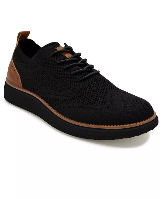 Akademiks Men's Olney Wingtip Oxford Shoes  Black Size 12