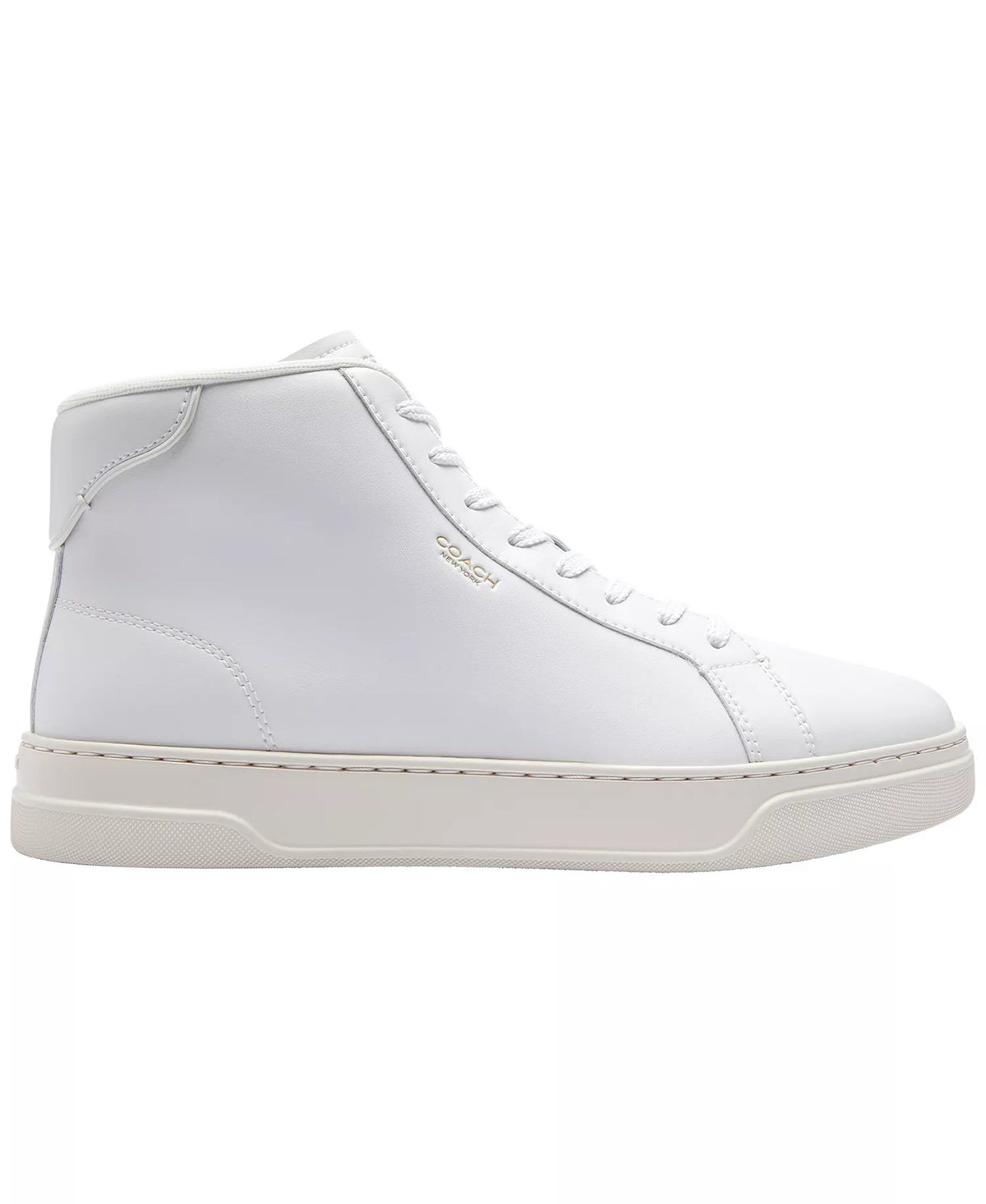 COACH Men's High Line High-Top Sneakers  Optic White Size 13