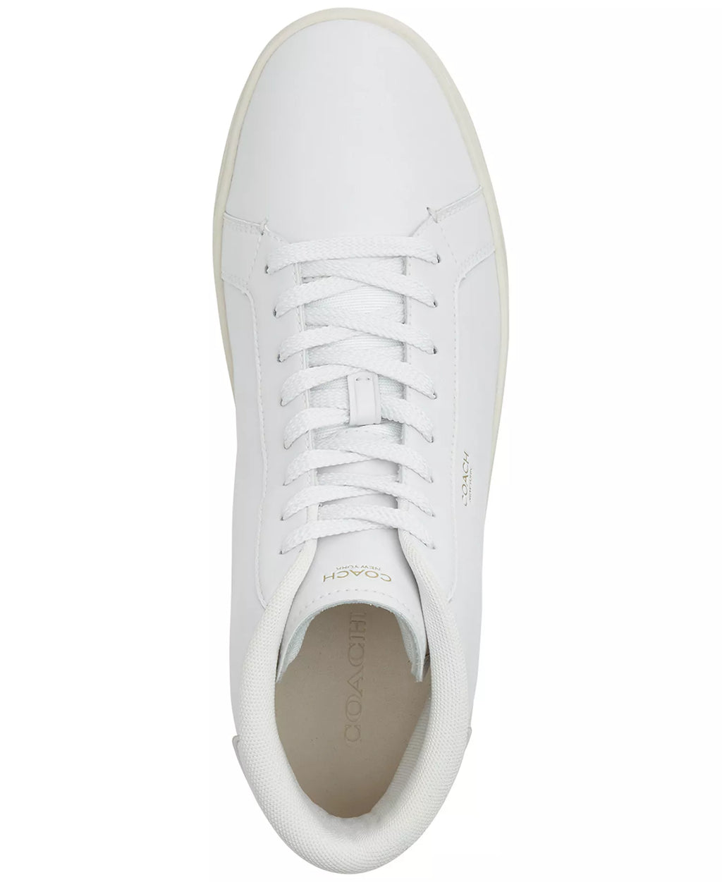 COACH Men's High Line High-Top Sneakers  Optic White Size 13