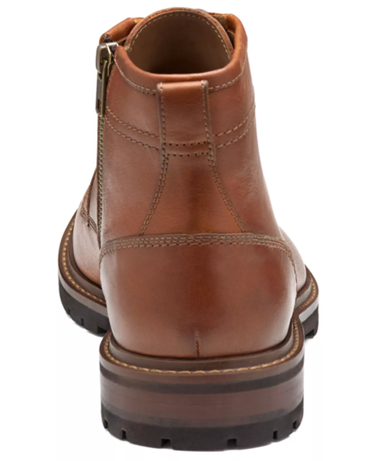 Johnston & Murphy Men's Barrett Lace-Up Boots  Tan Full Grain Size 8.5