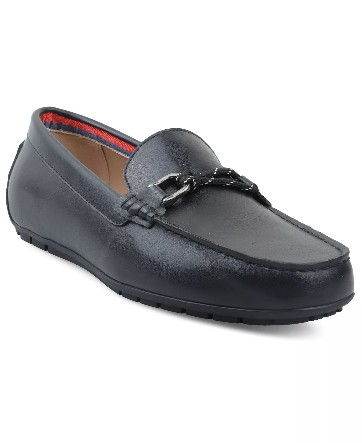 Club Room Men's Nelsonn Driver Slip-On Loafers  Black Size 7