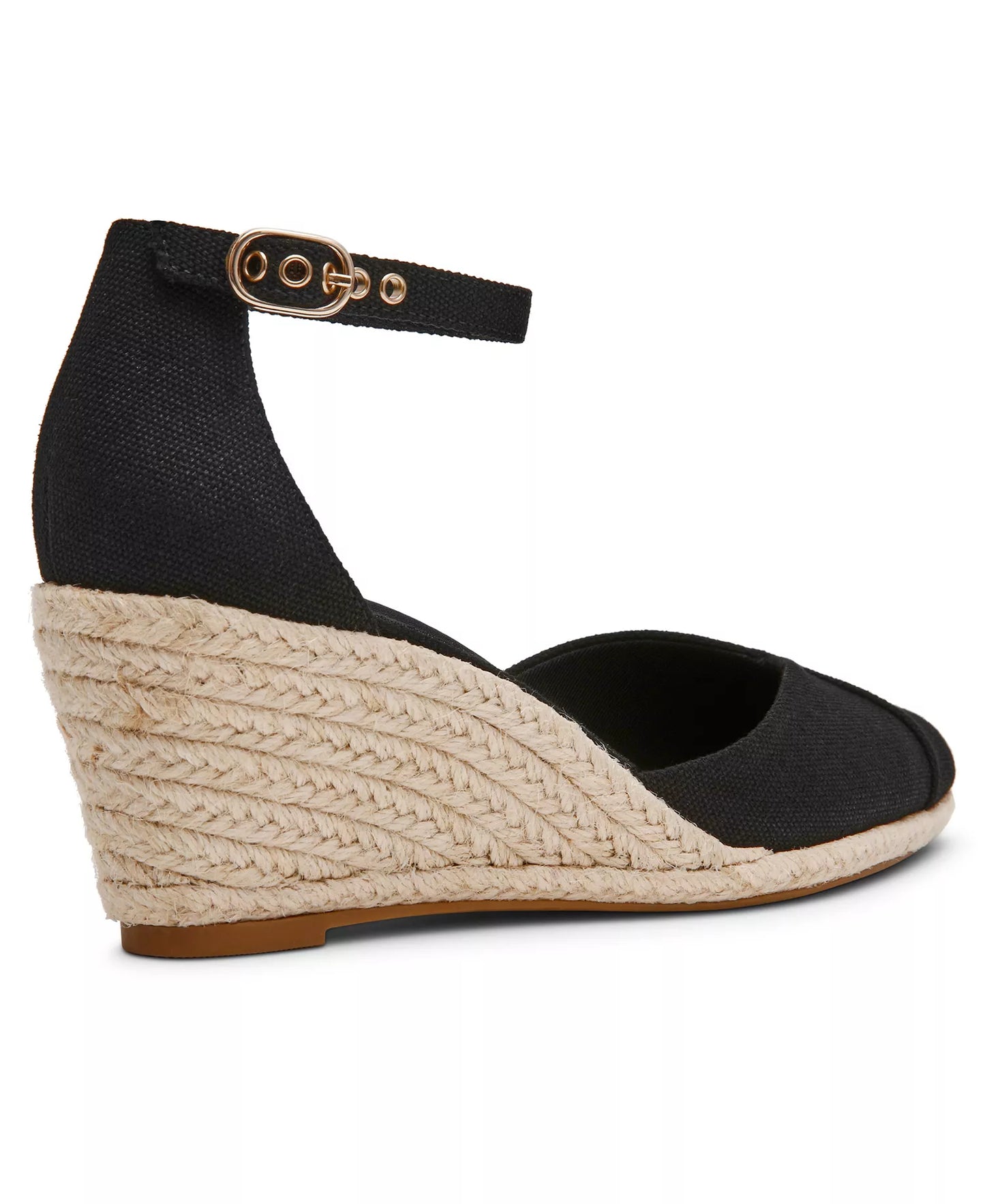 Anne Klein Women's Wilmott Closed Toe Wedge Espadrilles  Black Size 7