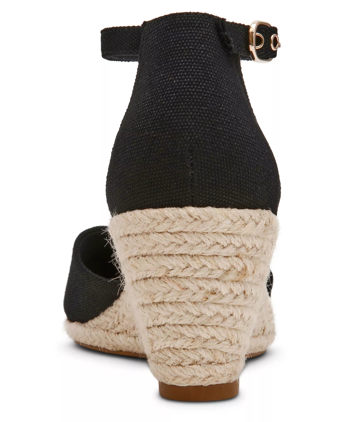 Anne Klein Women's Wilmott Closed Toe Wedge Espadrilles  Black Size 7