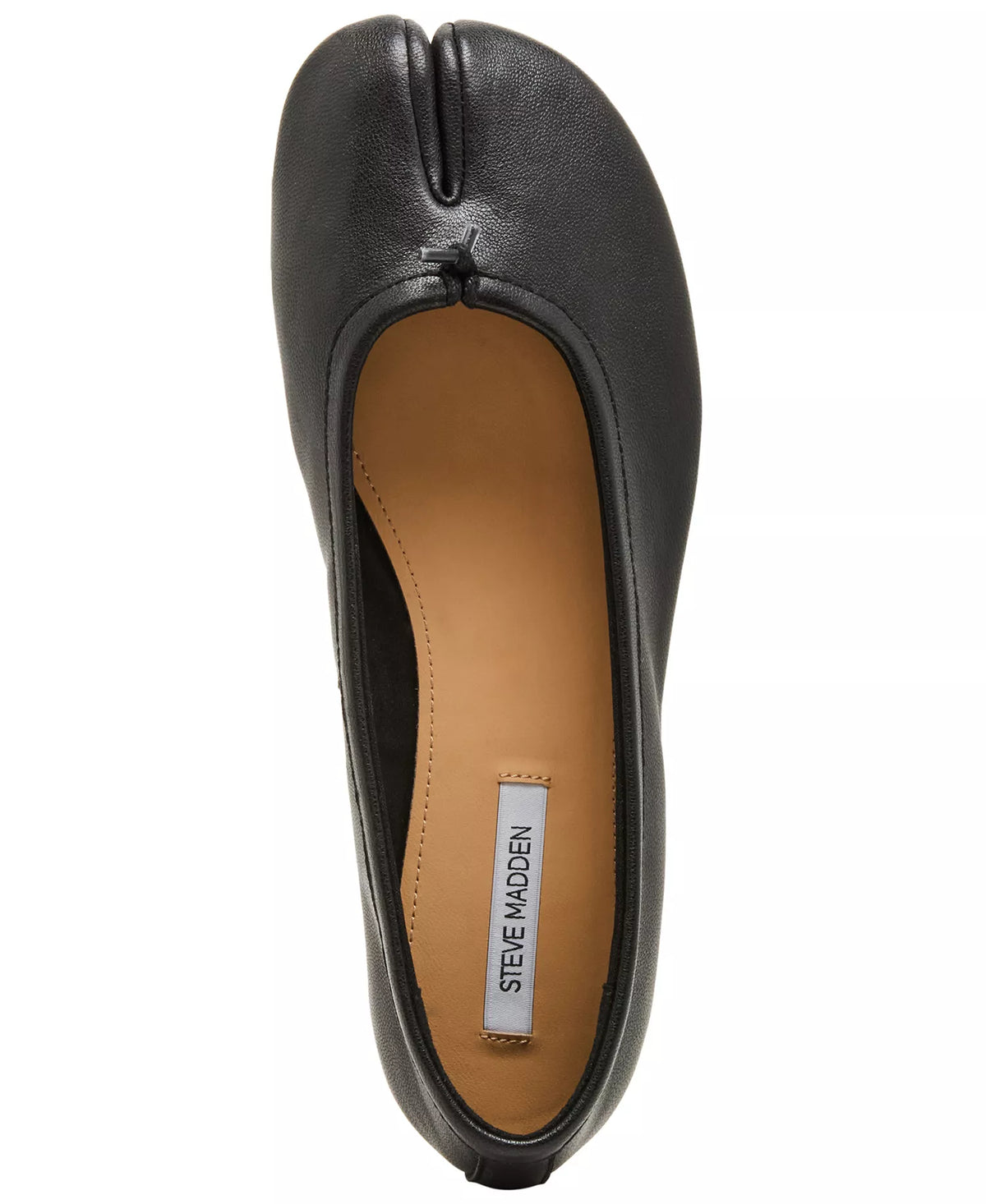 Steve Madden Women's Calico Split-Toe Ballet Flats  Black Size 9