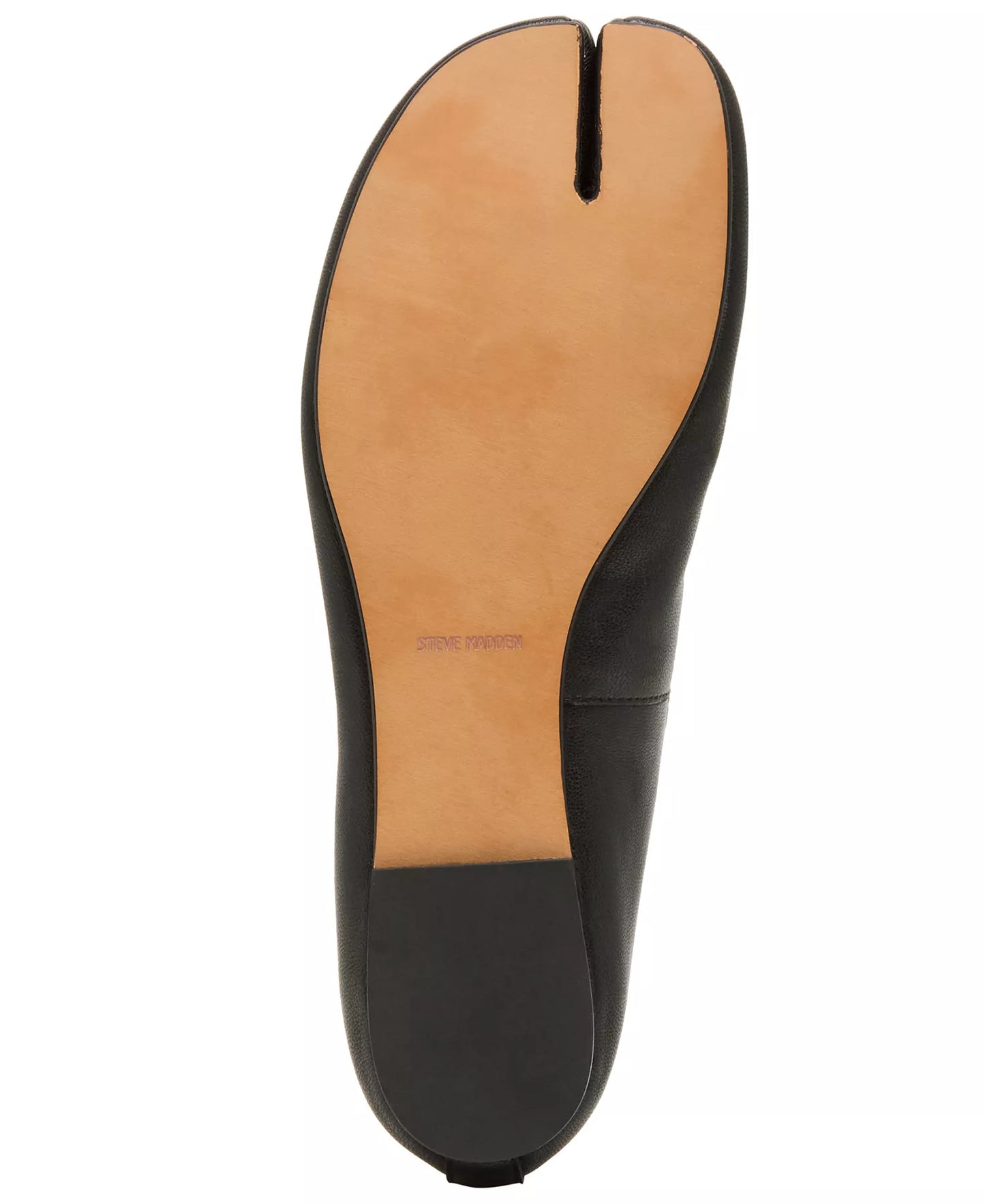 Steve Madden Women's Calico Split-Toe Ballet Flats  Black Size 9