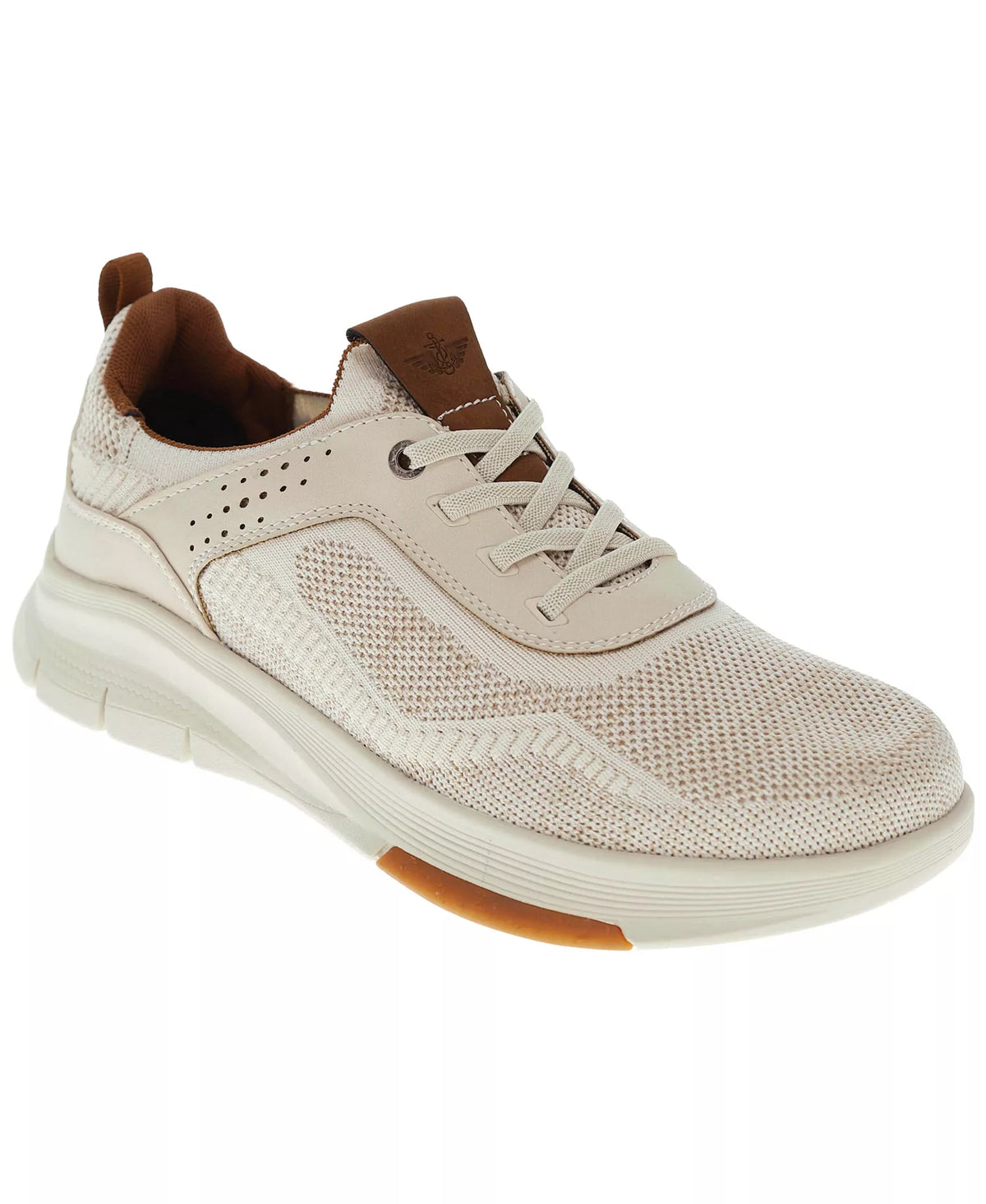 Dockers Men's Pulse Active Rebound Casual Sneakers  Cream Size 10
