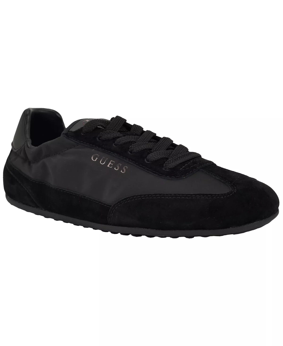 GUESS Women's Rachale Low Profile Lace-Up Sneakers  Black Size 8.5