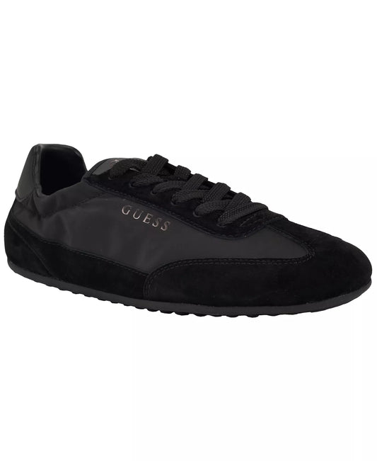 GUESS Women's Rachale Low Profile Lace-Up Sneakers  Black Size 8.5