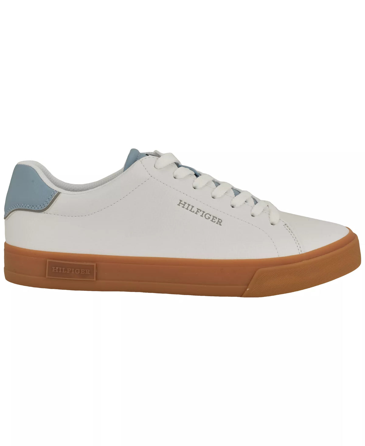 Tommy Hilfiger Men's Rawly Fashion Athletic Sneakers  White/Light Blue/Gum Size 9