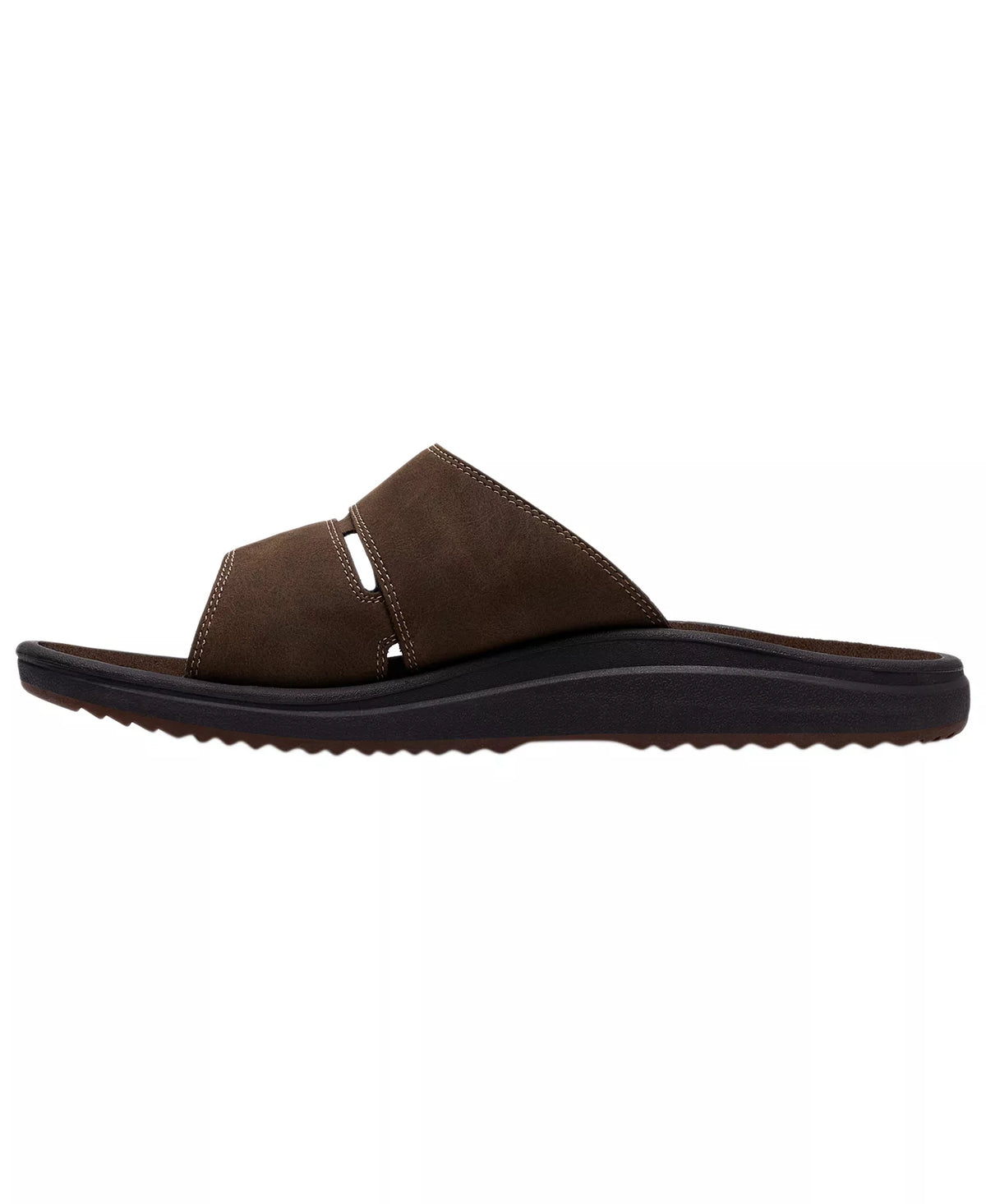 Clarks Men's Cloudsteppers Breeze Slide Sandals  Brown Size 9