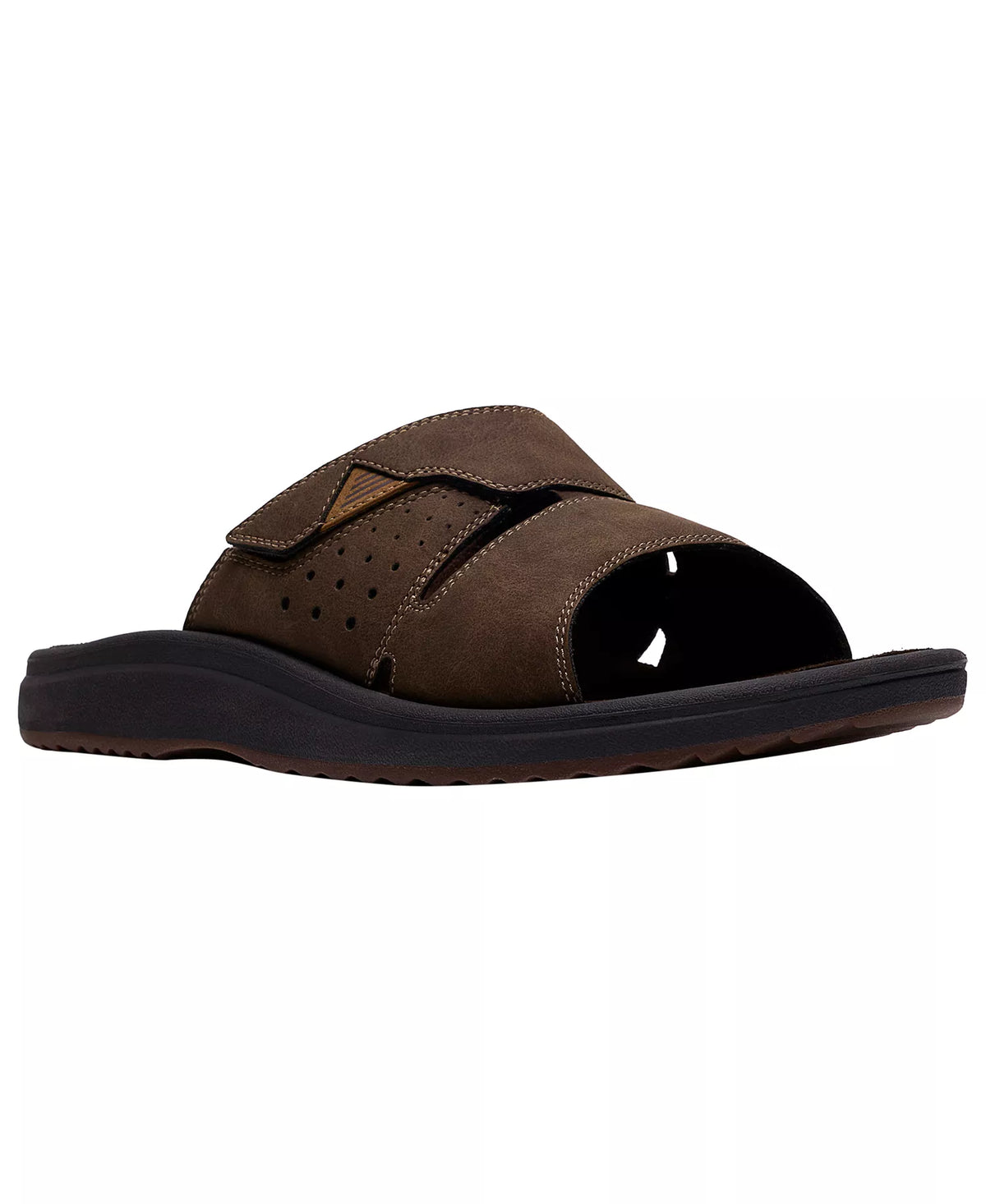 Clarks Men's Cloudsteppers Breeze Slide Sandals  Brown Size 9