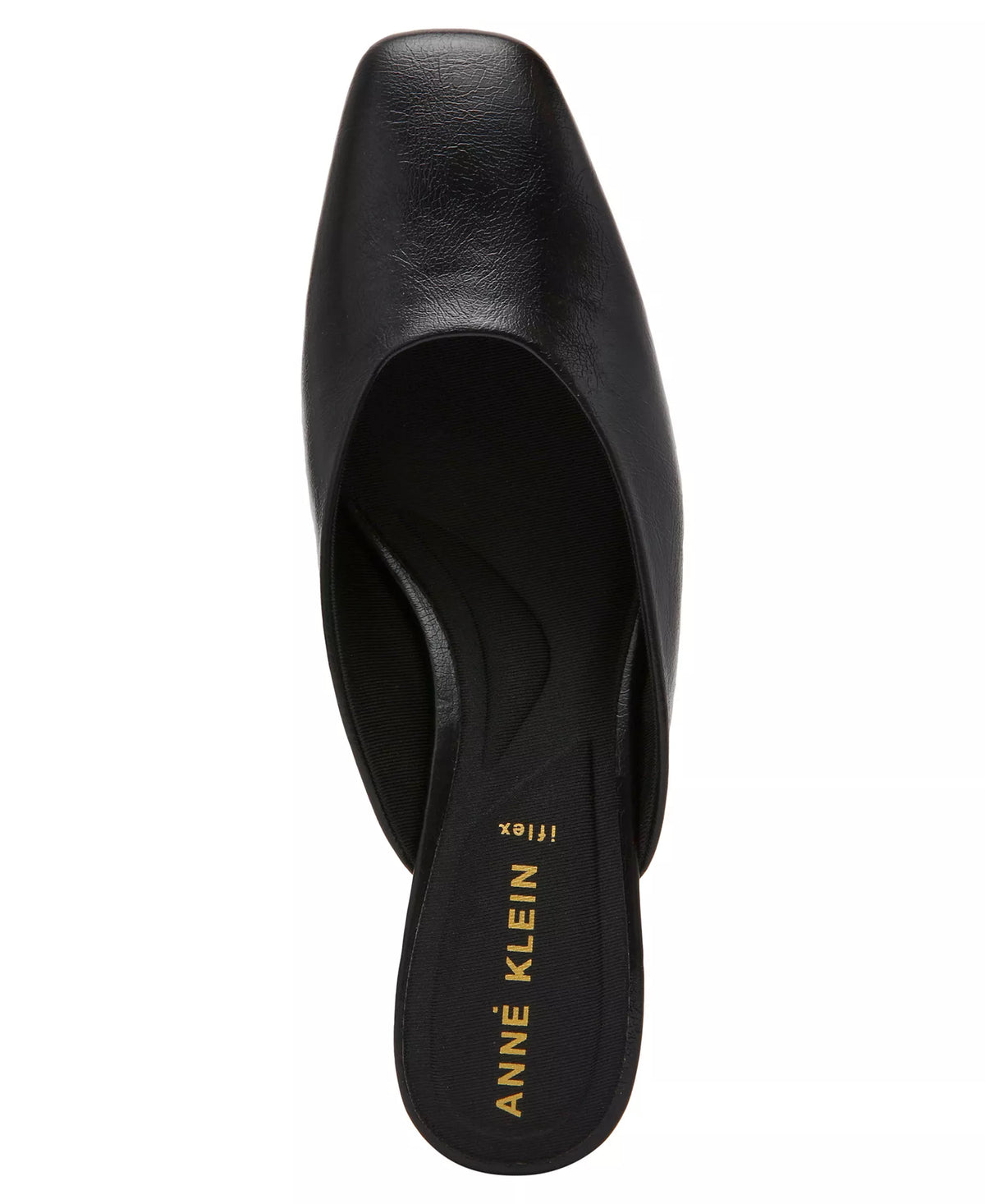 Anne Klein Women's Maeus Block Heel Snip Toe Mules  Black Size 8