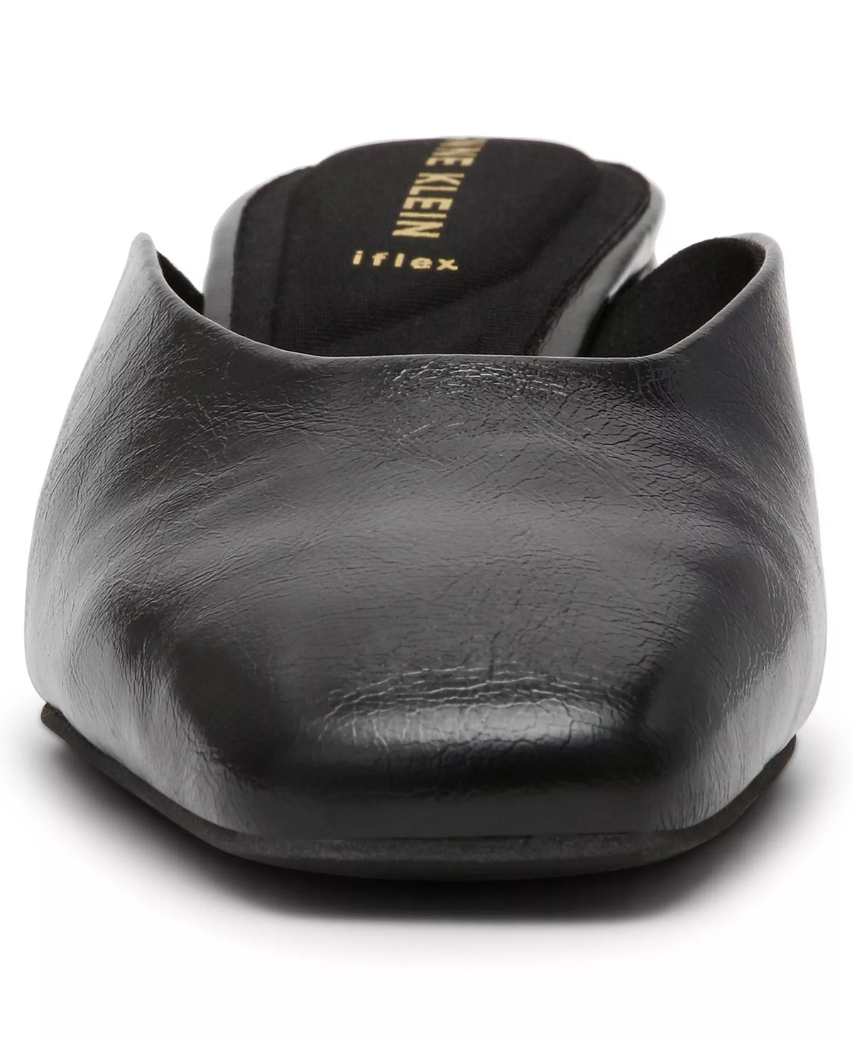 Anne Klein Women's Maeus Block Heel Snip Toe Mules  Black Size 8