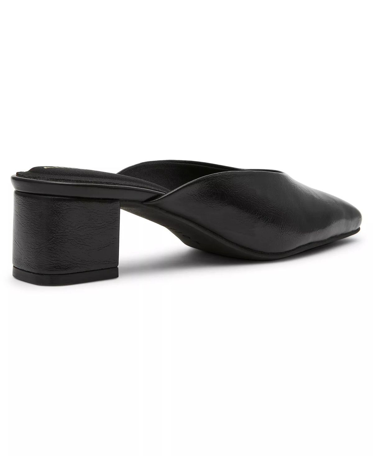 Anne Klein Women's Maeus Block Heel Snip Toe Mules  Black Size 8
