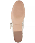 Marc Fisher Women's Emillia Round Toe Mary Jane Dress Flats  Cream Size 7