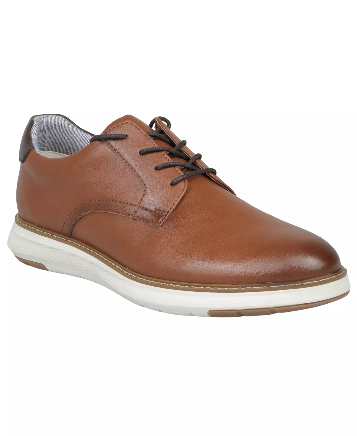 Club Room Men's Tarhy Casual Dress Shoes  Cognac Size 9.5